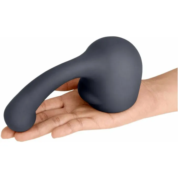 Le Wand Female Sex Toys Le Wand Curve Silicone Weighted Attachment Grey