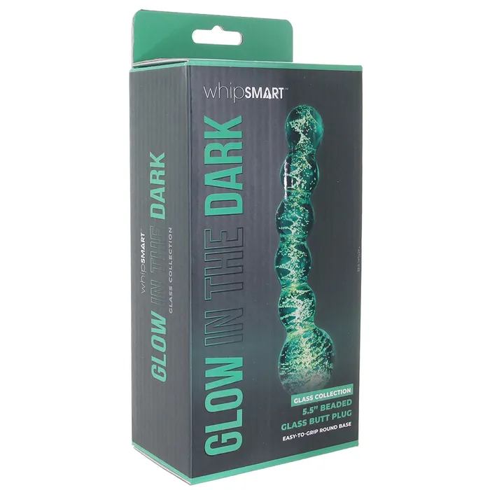Whipsmart Glow In The Dark Beaded Glass Dildo XGen Dildos