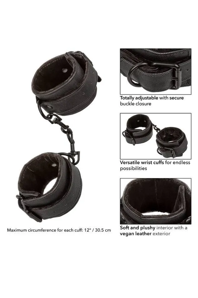 Restraints Cal Exotics Cal Exotics Boundless Wrist Cuffs Black