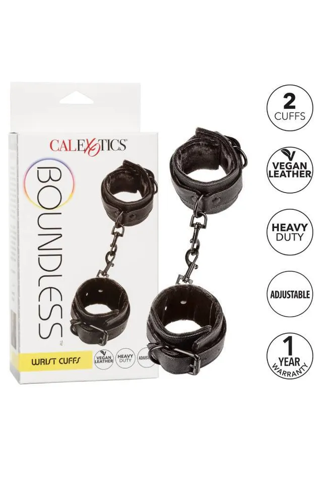 Restraints Cal Exotics Cal Exotics Boundless Wrist Cuffs Black