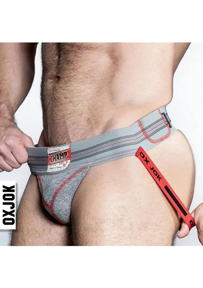 Oxballs Vibrators Champ Vintage Sweatshirt Jock Gray Heather