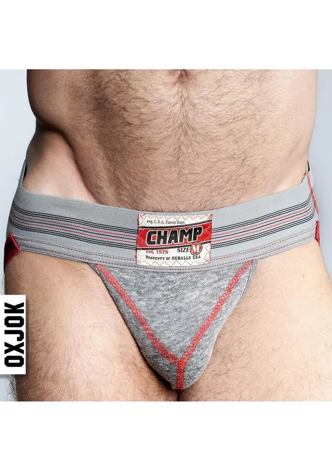Oxballs Vibrators Champ Vintage Sweatshirt Jock Gray Heather