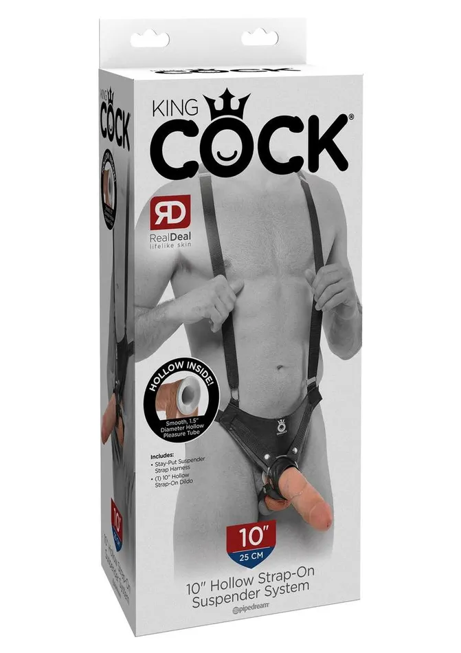 King Cock Hollow StrapOn Suspender System with Dildo King Cock Female Sex Toys King Cock Hollow StrapOn Suspender System with Dildo King Cock Female Sex Toys
