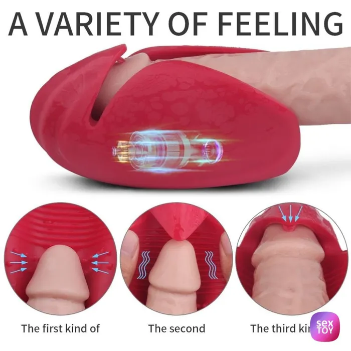 Male Sex Toys ADLTOYFUN Mute Design Male Masturbator Vibration Penis Exercise