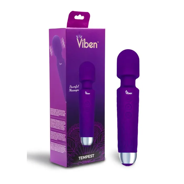 Viben Viben Tempest Travel Wand Massager Violet Vibrators