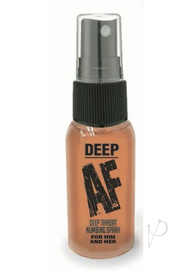 Af Male Sex Toys Deep AF Deep Throat Numbing Spray 1oz Cinnamon Af Male Sex Toys Deep AF Deep Throat Numbing Spray 1oz Cinnamon
