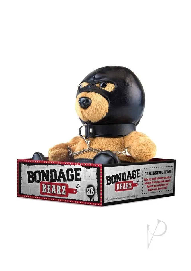 Bondage Bearz Anal Bondage Bearz Sal The Slave Stuffed Animal BrownBlack