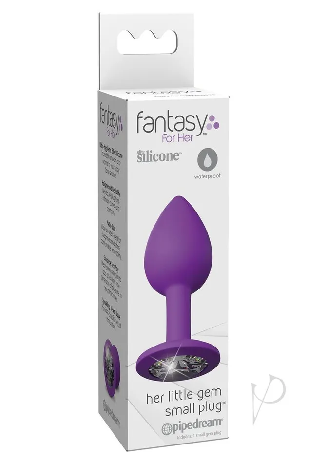 Fantasy For Her Her Little Gem Small Plug Anal Plug Silicone Waterproof Purple Fantasy For Her Anal Fantasy For Her Her Little Gem Small Plug Anal Plug Silicone Waterproof Purple Fantasy For Her Anal