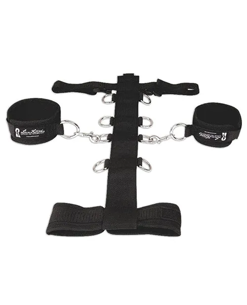 Lux Fetish Anal Lux Fetish Adjustable Neck and Wristraint 3 piece set Black Lux Fetish Anal Lux Fetish Adjustable Neck and Wristraint 3 piece set Black