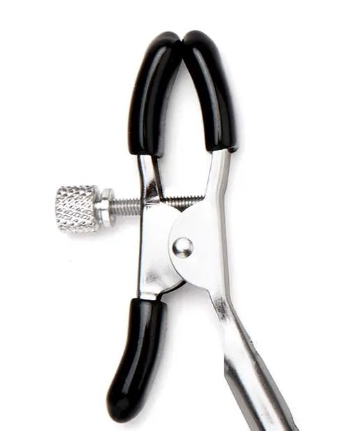 Lux Fetish Female Sex Toys Lux Fetish Adjustable Nipple and Clitoral Clamps Black Lux Fetish Female Sex Toys Lux Fetish Adjustable Nipple and Clitoral Clamps Black