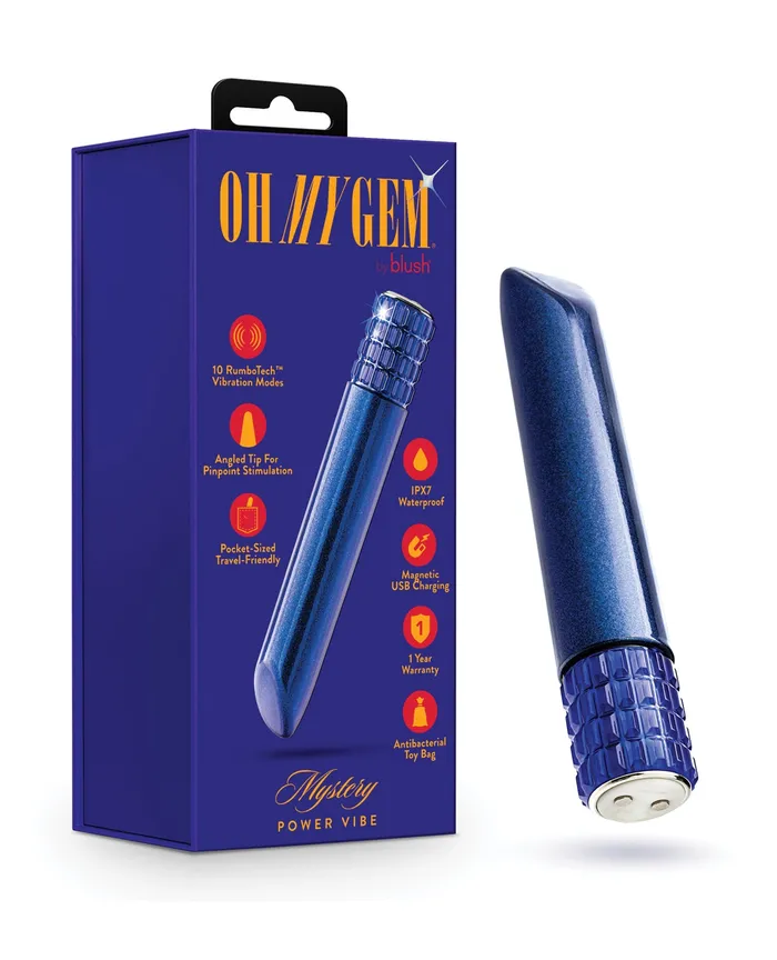 Oh My Gem Female Sex Toys Oh My Gem Bold Rechargeable Bullet Vibrator Diamond Oh My Gem Female Sex Toys Oh My Gem Bold Rechargeable Bullet Vibrator Diamond