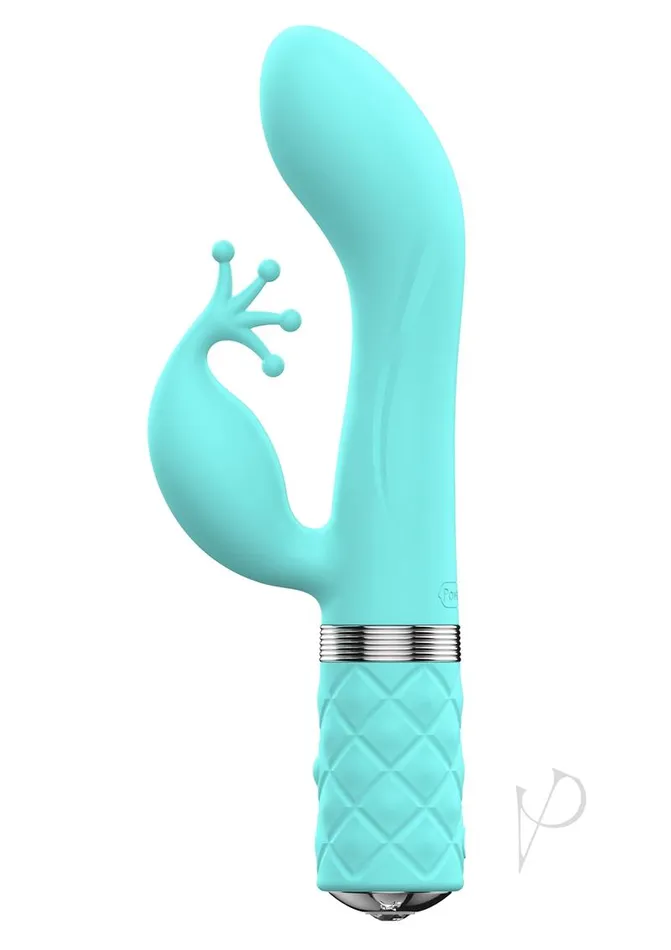 Pillow Talk Kinky Rechargeable Silicone Vibrator Teal Pillowtalk Vibrators
