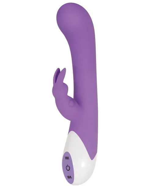 Vibrators Enchanted Bunny Rechargeable Silicone Rabbit Vibrator Purple Evolved
