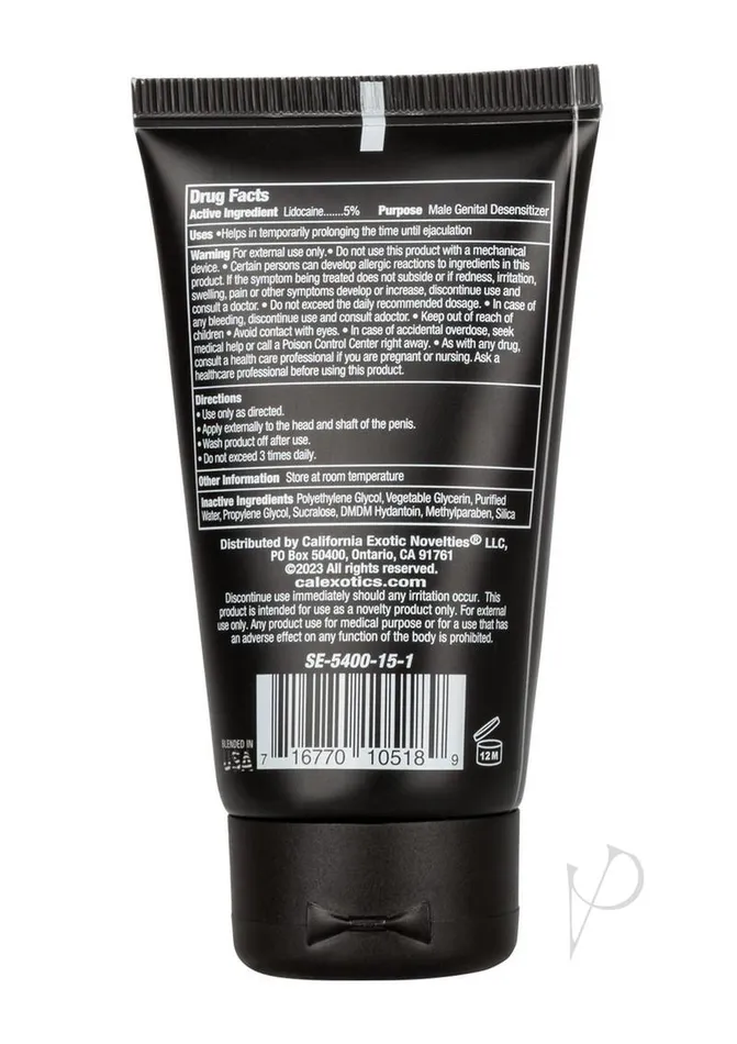 Vibrators Peak Desensitizing Cream Peak