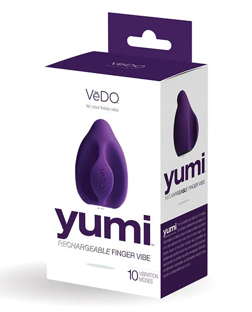 Vibrators Vedo VeDO Yumi Finger Vibe Deep Purple