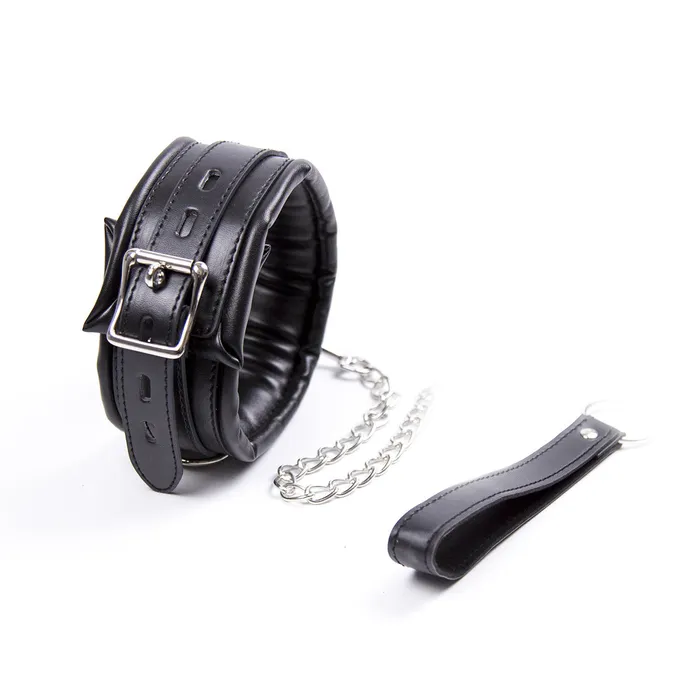Wild Night Fantasies Restraints Luxury Leather Necklace Choker