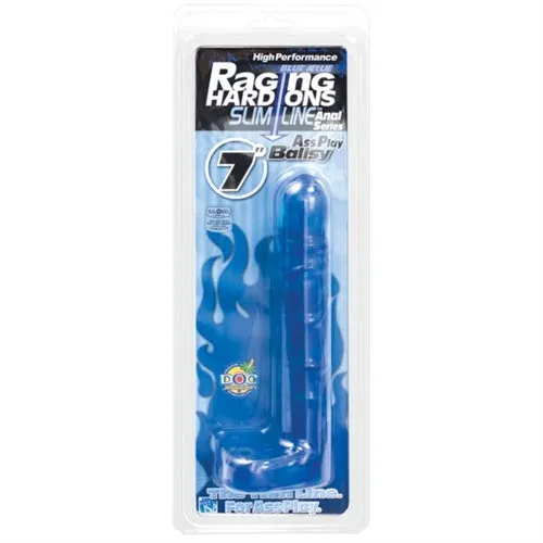 Anal Doc Johnson Raging Hard Ons Slimline Anal Series 7 Inch Ass Play Ballsy Blue Anal Doc Johnson Raging Hard Ons Slimline Anal Series 7 Inch Ass Play Ballsy Blue