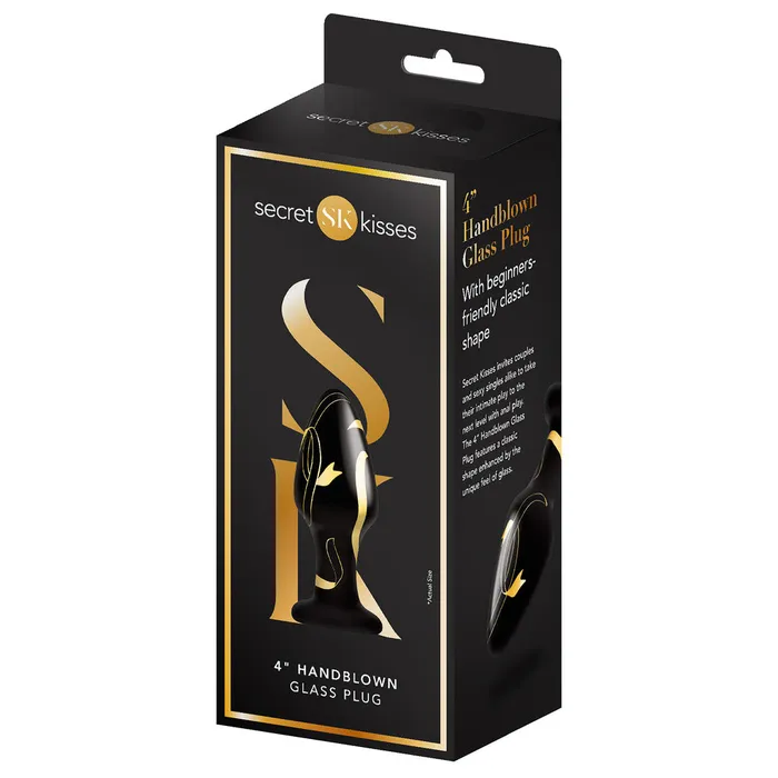 Anal Secret Kisses 4 Inch Glass Butt Plug Secret Kisses Anal Secret Kisses 4 Inch Glass Butt Plug Secret Kisses