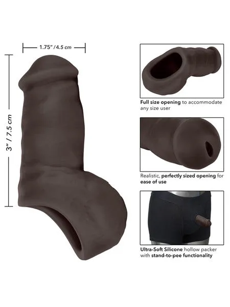 CalExotics Anal Packer Gear UltraSoft Silicone STP Black
