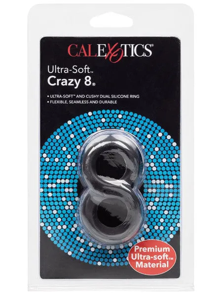 CalExotics Male Sex Toys UltraSoft Crazy 8 Ring