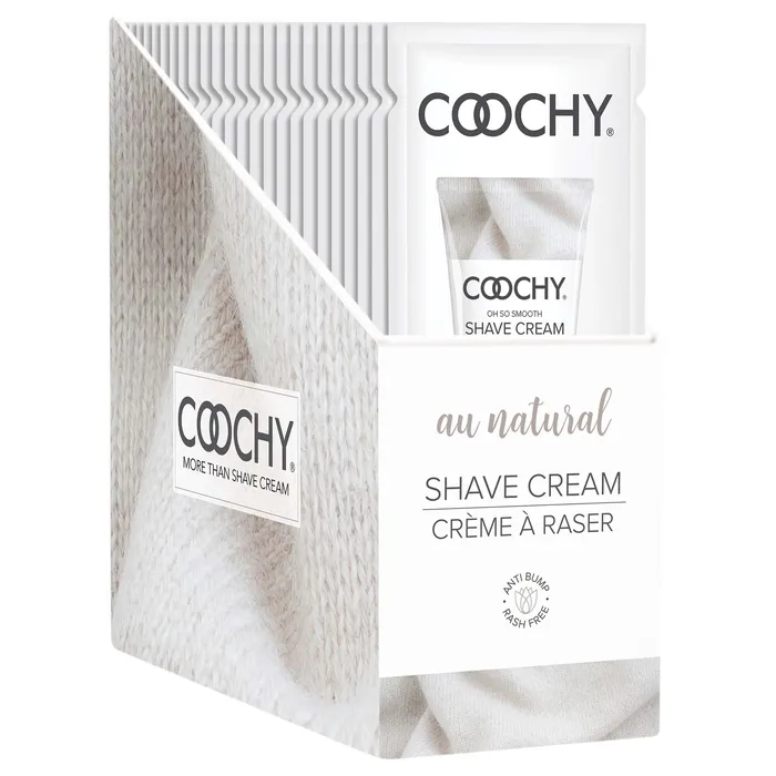 Classic Brands Dildos Coochy Shave Cream Au Natural 15 ml Foils 24 Count Display Classic Brands Dildos Coochy Shave Cream Au Natural 15 ml Foils 24 Count Display