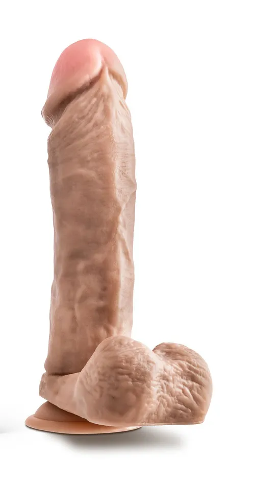 Dildos Blush Dr Skin Mr Magic 9 Inch Dildo With Balls Beige