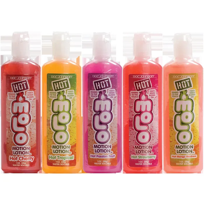 Doc Johnson Hot Motion Lotion Molo 5 Pack Enhancers