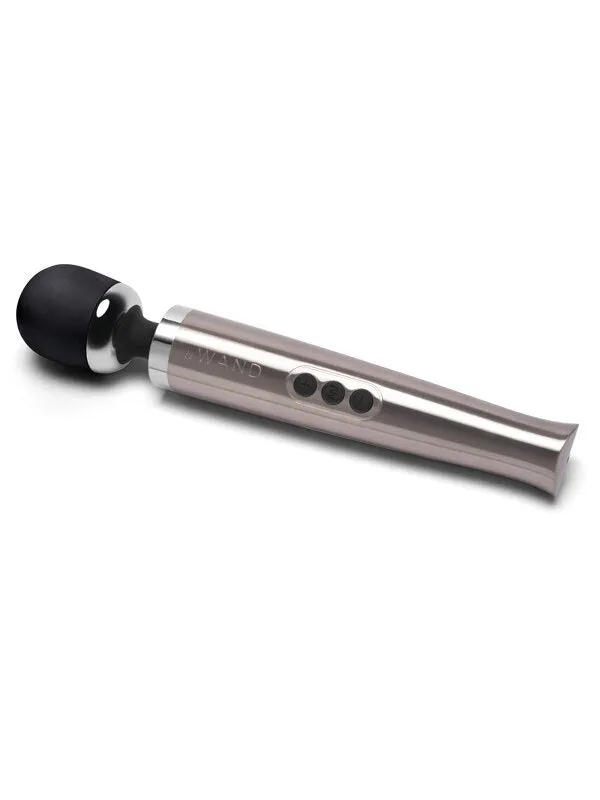 Female Sex Toys Le Wand Diecast Rechargeable Massager Silver Le Wand