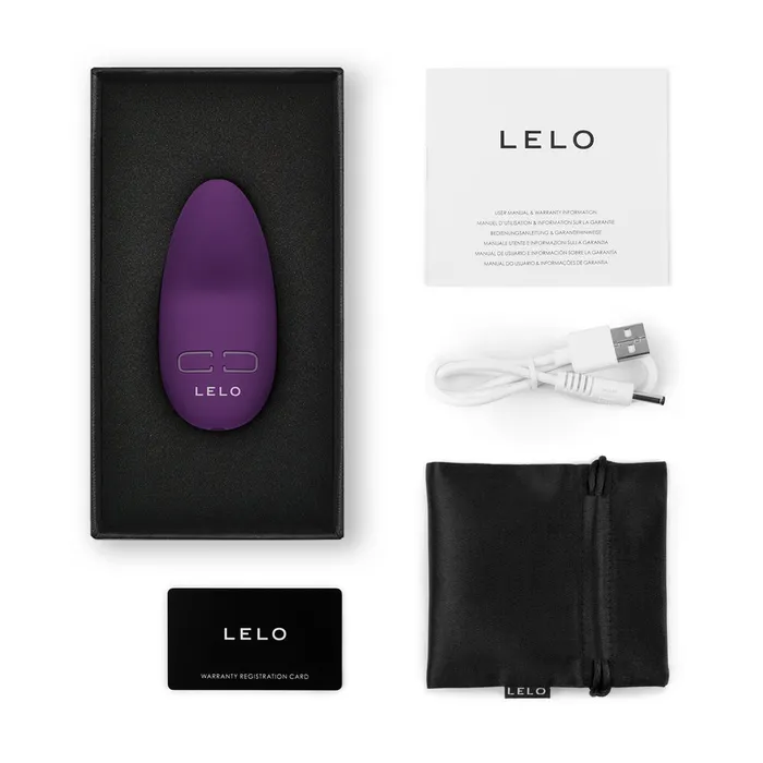 Lelo Lily 3 Dark Plum Petite Personal Massager Lelo Female Sex Toys Lelo Lily 3 Dark Plum Petite Personal Massager Lelo Female Sex Toys