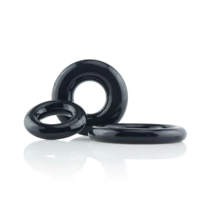 Screaming O RingO x3 Cock Rings Black Screaming O Dildos