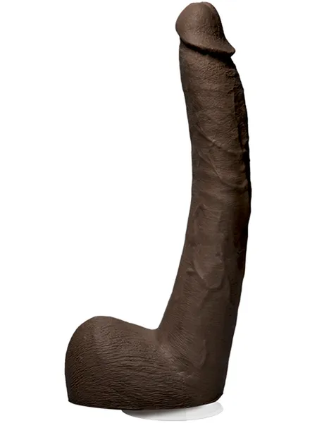 Signature Cocks Isiah Maxwell 10 Inch ULTRASKYN Co ocolate Doc Johnson Dildos