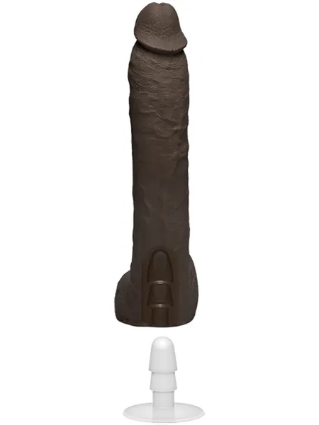 Signature Cocks Isiah Maxwell 10 Inch ULTRASKYN Co ocolate Doc Johnson Dildos
