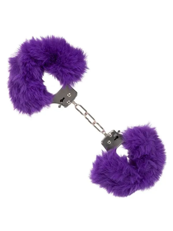 Ultra Fluffy Furry Cuffs Purple CalExotics Vibrators Ultra Fluffy Furry Cuffs Purple CalExotics Vibrators