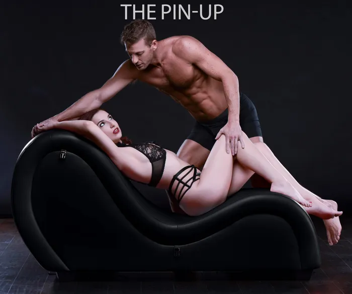Anal XR Brands Kinky Couch Sex Chaise Lounge Black
