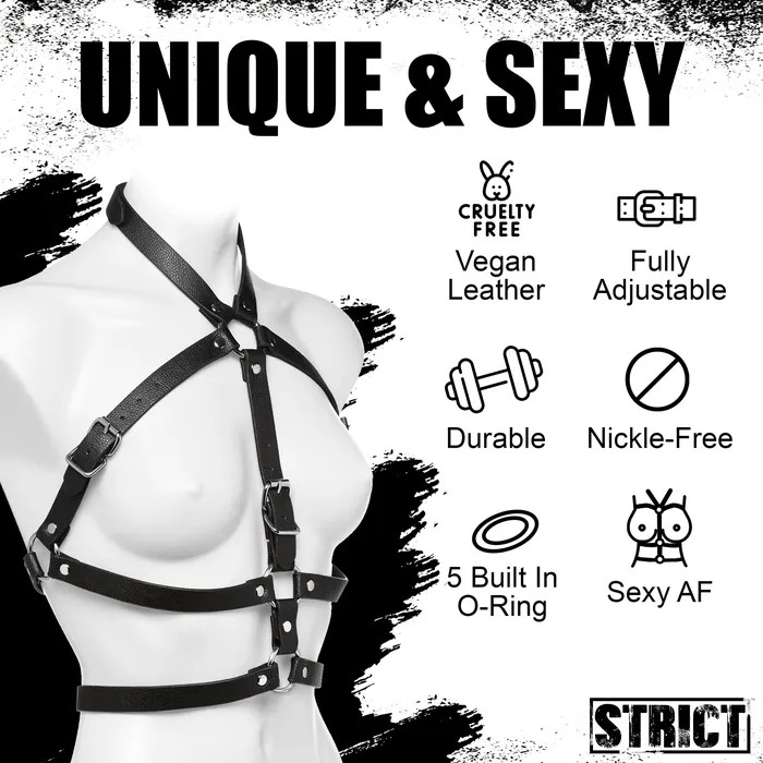 Female Sex Toys XR Brands Female Chest Harness SM