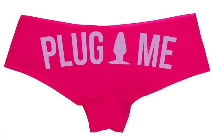 Knaughty Knickers Anal Knaughty Knickers Anal Plug Me Funny Cute Sexy Pink Boyshort Daddys Butt Slut Knaughty Knickers Anal Knaughty Knickers Anal Plug Me Funny Cute Sexy Pink Boyshort Daddys Butt Slut