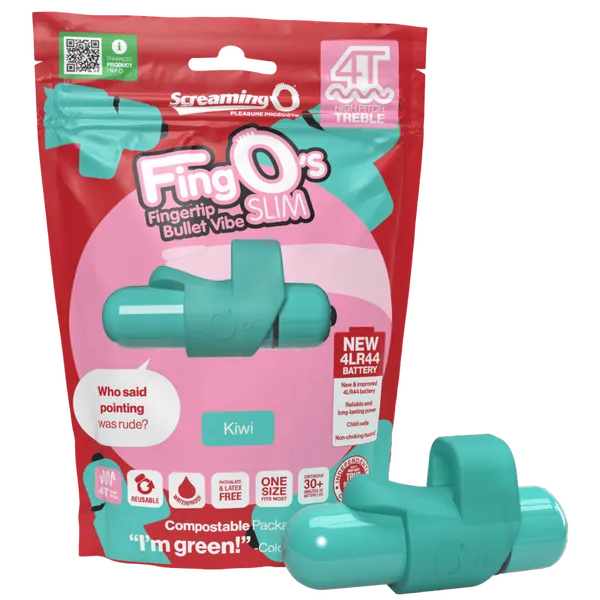 Screaming O Female Sex Toys FingOs Slim 4T High Pitch Treble Screaming O Female Sex Toys FingOs Slim 4T High Pitch Treble