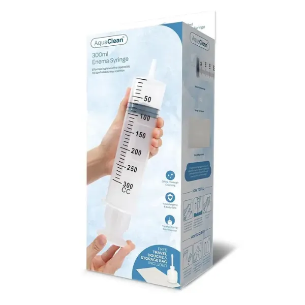 Vibrators OSAS AquaClean 300ml Enema Syringe Vibrators OSAS AquaClean 300ml Enema Syringe