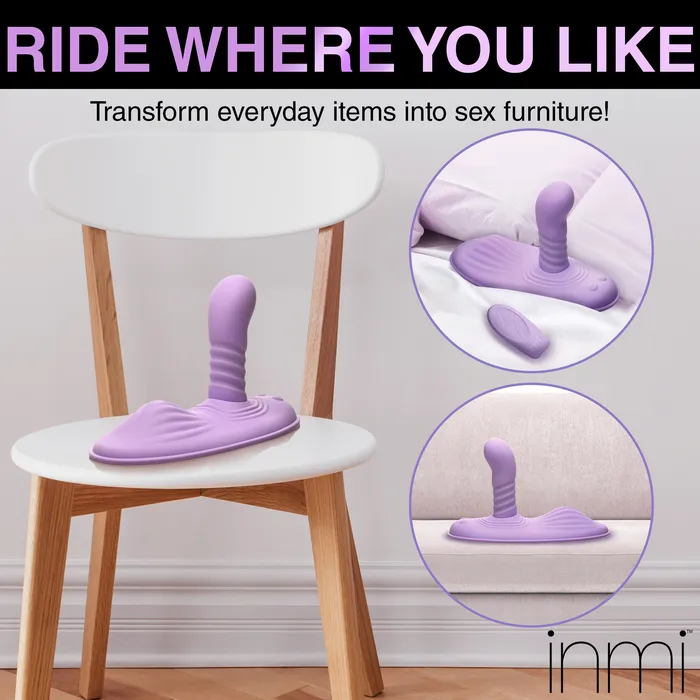 Vibrators XR Brands Thrust n Grind Thrusting and Vibrating Silicone Sex Grinder