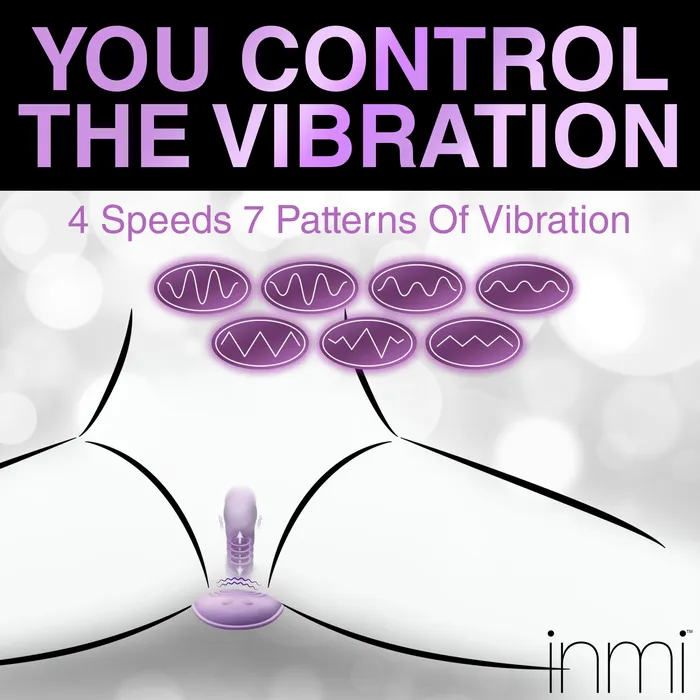 Vibrators XR Brands Thrust n Grind Thrusting and Vibrating Silicone Sex Grinder