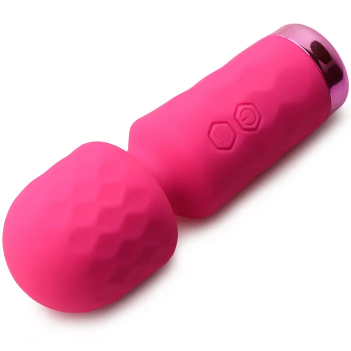 XR Brands Vibrators 10X Mini Silicone Wand Pink
